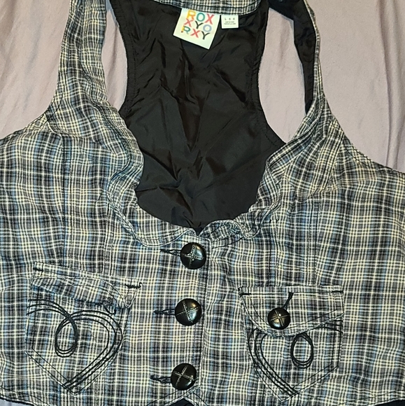 Roxy Jackets & Blazers - ROXY L gray blue vest